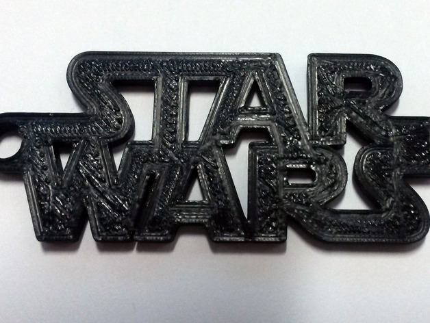 Star Wars logo keychain