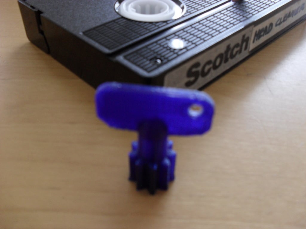 VHS Video Tape Winding Key
