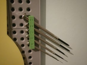 Pegboard Precision Screwdriver holder