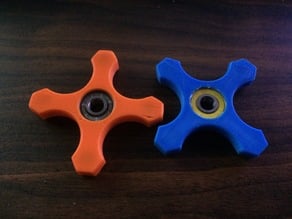 Spinner with printed in nuts