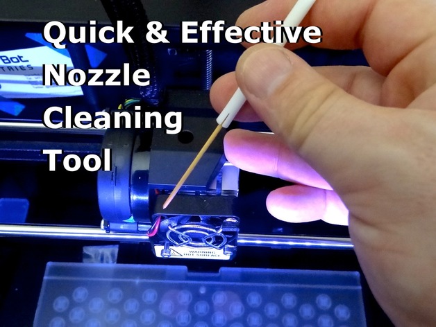 Nozzle cleaning tool