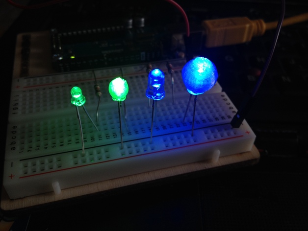 LED Light Diffuser (for 3mm and 5mm LEDs)