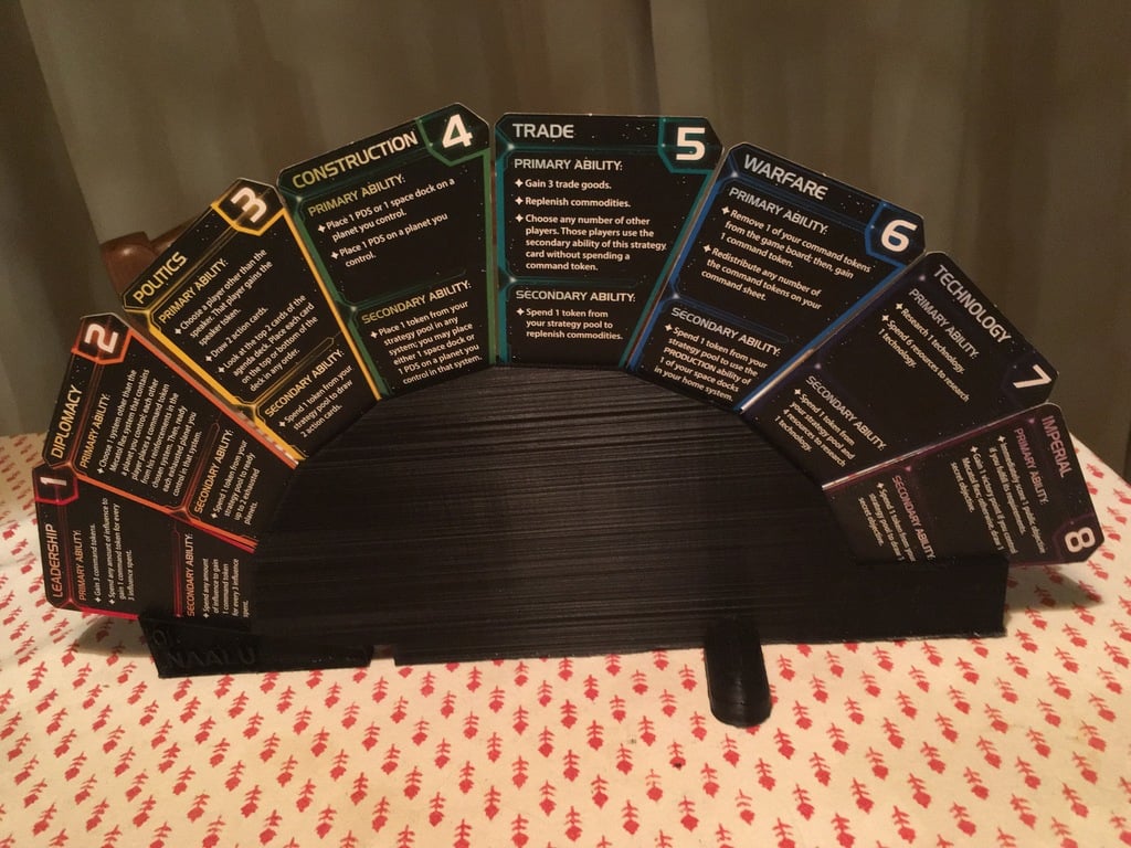 Twilight Imperium (4th edition) Strategy Cards stand