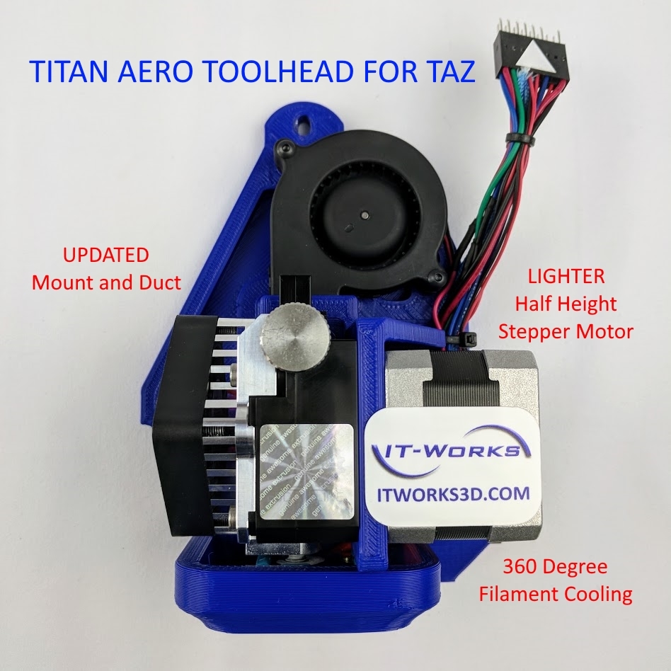 E3D Titan Aero "Mirror" Toolhead for LulzBot Taz
