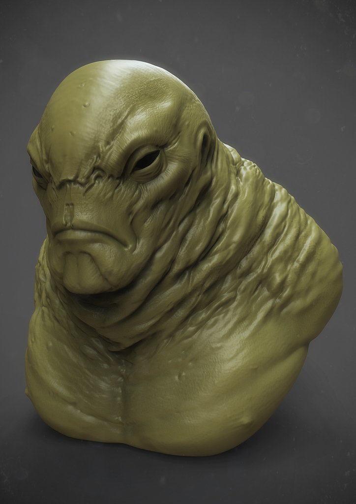 Monster fat guy for 3d printing 3D print model