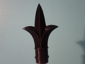 Finial Lily (for PVC Halloween Fence)