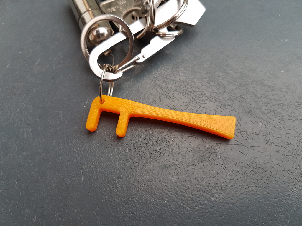 Mini phone stand for keychain