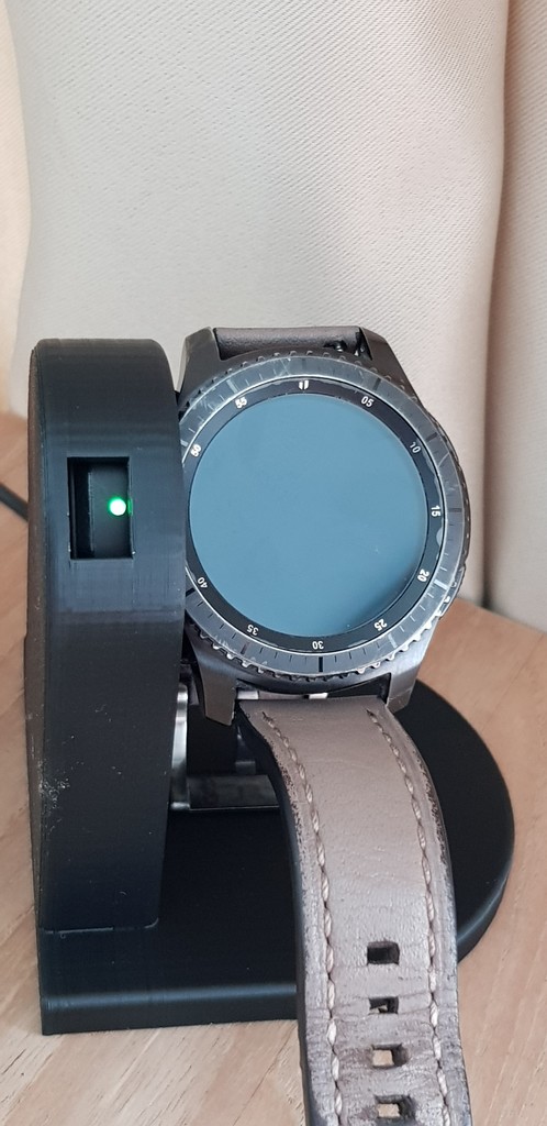 Samsung Gear S3 Watch Charger Stand LED View