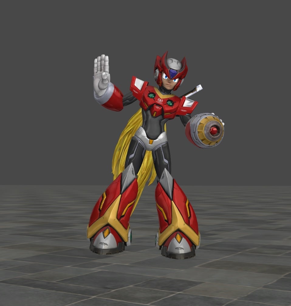 Megaman Zero with and without canon 