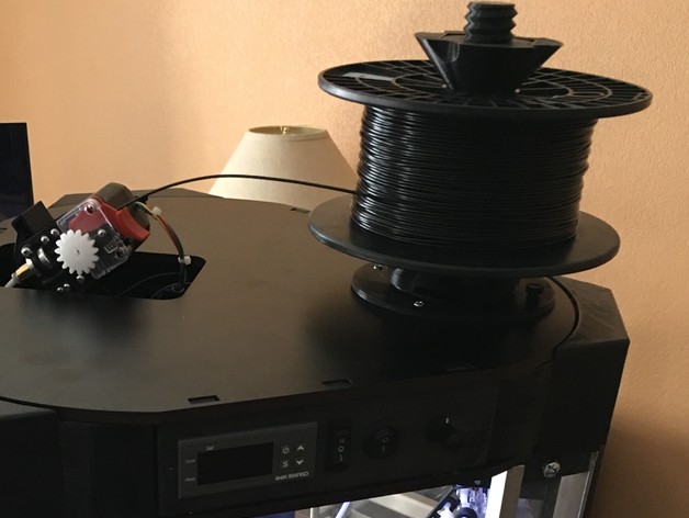 Any Position Universal Size Filament Spool Holder Turntable