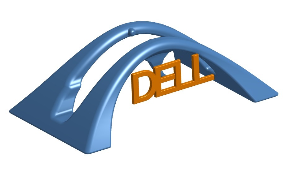 DELL vertical laptop stand