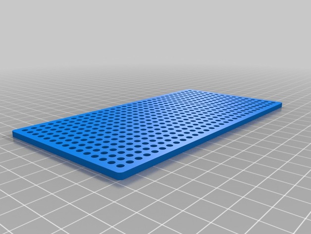 My Customized Tamiya compatible  building plate (15x30 holes)