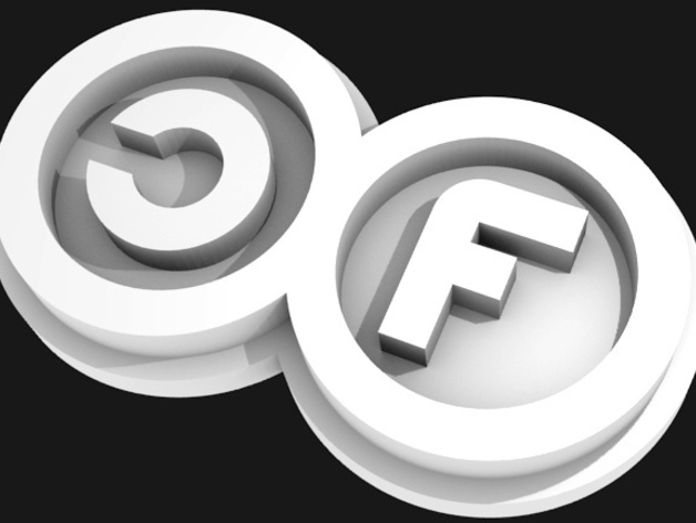 CommonsFest logo in 3D