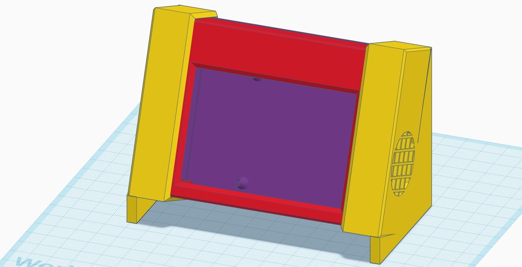 Raspberry Pi case for 3D printer