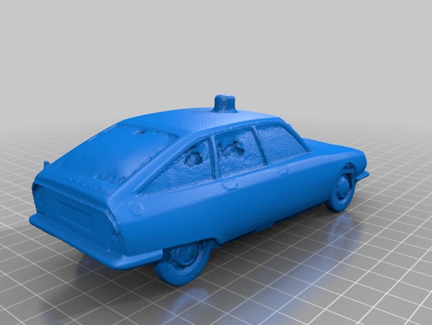 Citroen GS toy car scan