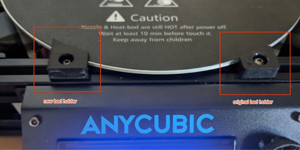 Anycubic (upgraded) Linear Plus Bed Clip/Holder