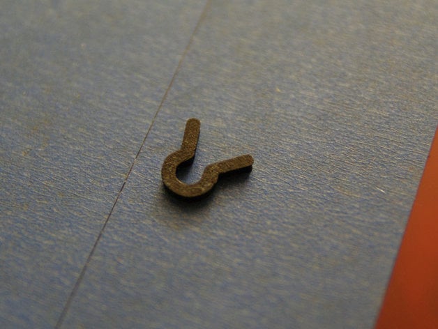 Bowden push fitting locking clip (1.75mm filament)