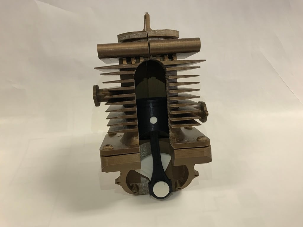 Simple 2-Stroke 1 Cylinder Engine Model