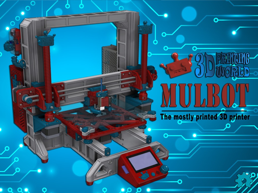 Mulbot - The Mostly Printed 3D Printer