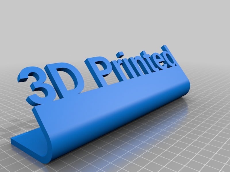 3D Printed Sign