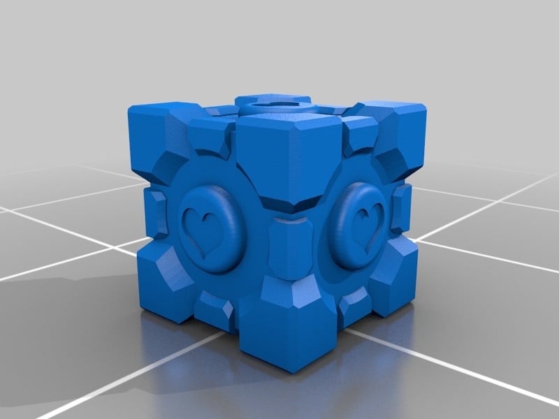 Portal Companion Cube One part