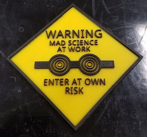 Mad Science Sign