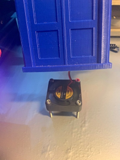 TARDIS Raspberry PI 3 case Fan add on 