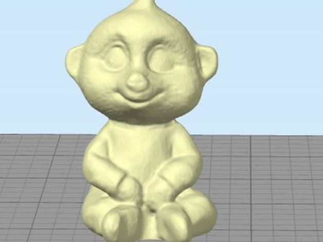 Baby meerkat model 3d scan