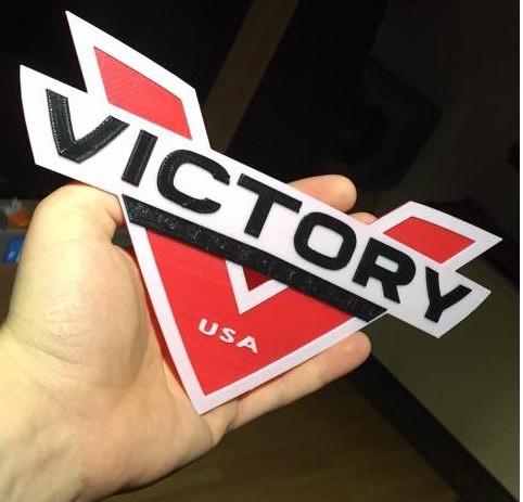 Victory motorcycle logo (multicolor layered)