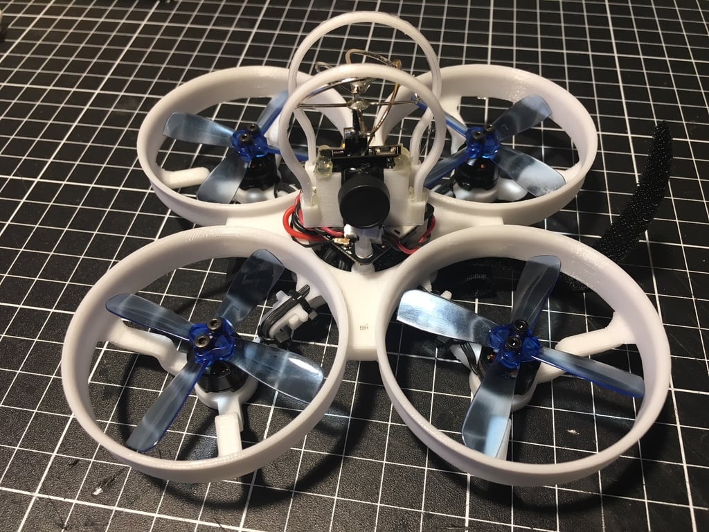 100mm Whoop Frame (Fusion 360 parameter driven)