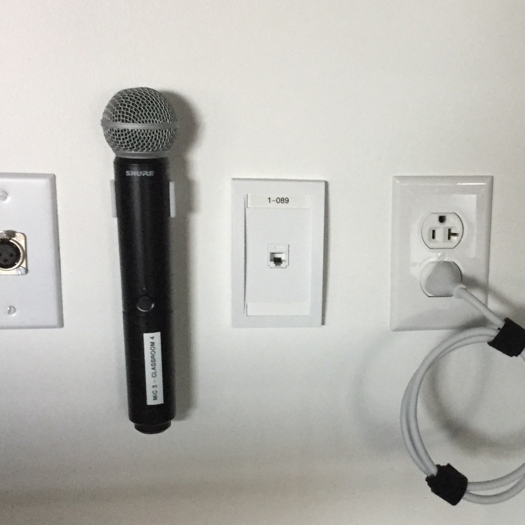Handheld Wireless Microphone Wall / Panel Mount