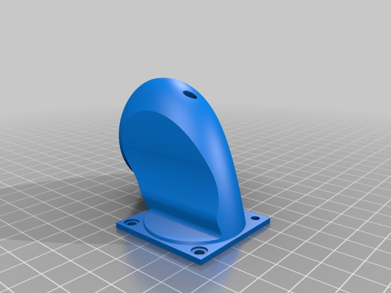 Inlet air duct for Extruder fan MK3