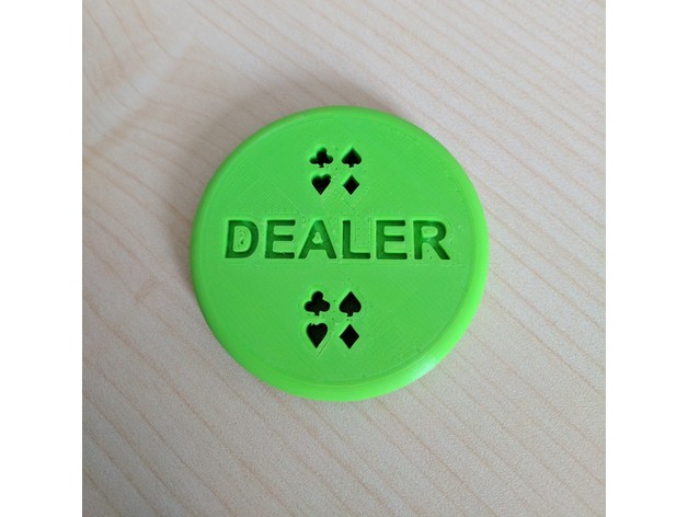 Poker Dealer Button
