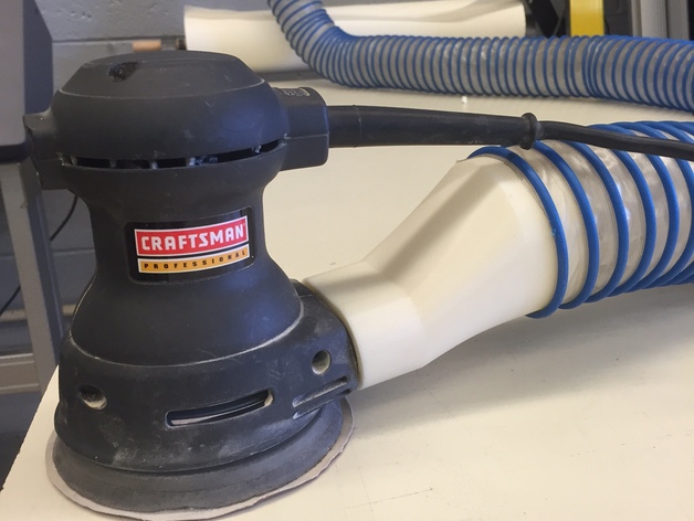 3" Dust collector hose adapter for Craftsman Random Orbit Sander