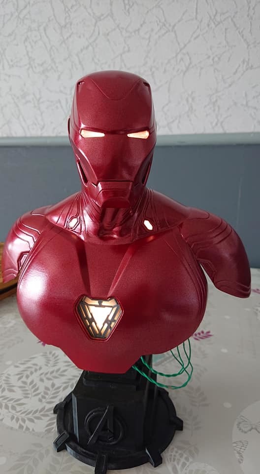diffuseurs et réacteur pour Iron Man Mark 50 Bust - Avengers: Infinity War 