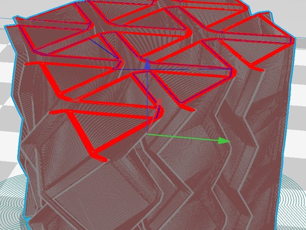 Tessellating Triangle 3D Elastic Damper