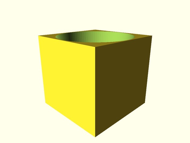 Rice Cup - Modern Cube Style