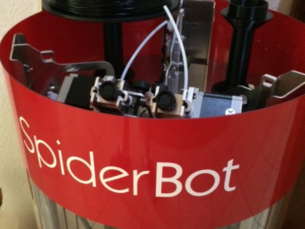 Spool support for Spiderbot delta printer