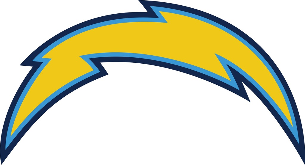 Laser Cut Los Angeles Chargers Logo