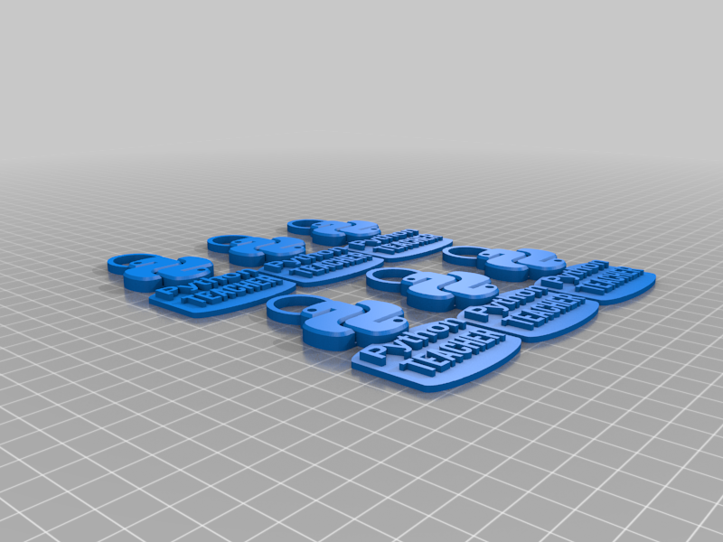 Python teacher course keyrings TecTijuana