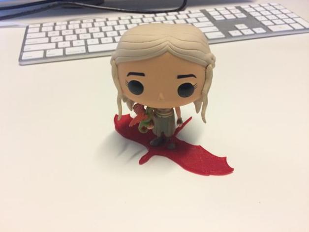 Daenerys Targaryen Vinyl Figure Stand