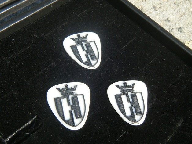 The Hives necklace and guitar pick