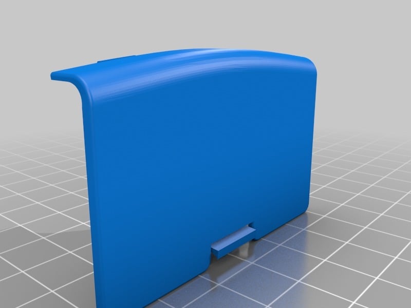 GBA Replacement Battery Cover by roijeric - Thingiverse