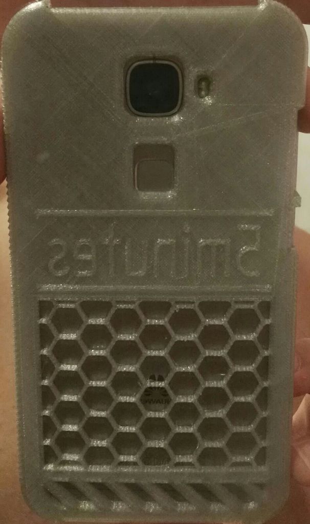 Huawei G8 V3.1 phone case with honeycomb and riffle pattern