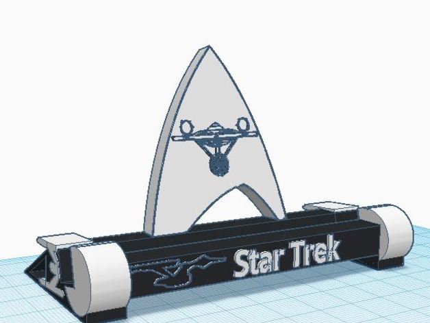 10 inch Tablet Stand Star Trek Anniversary Themed