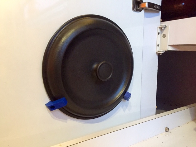 Customizable cupboard pan lid organizer