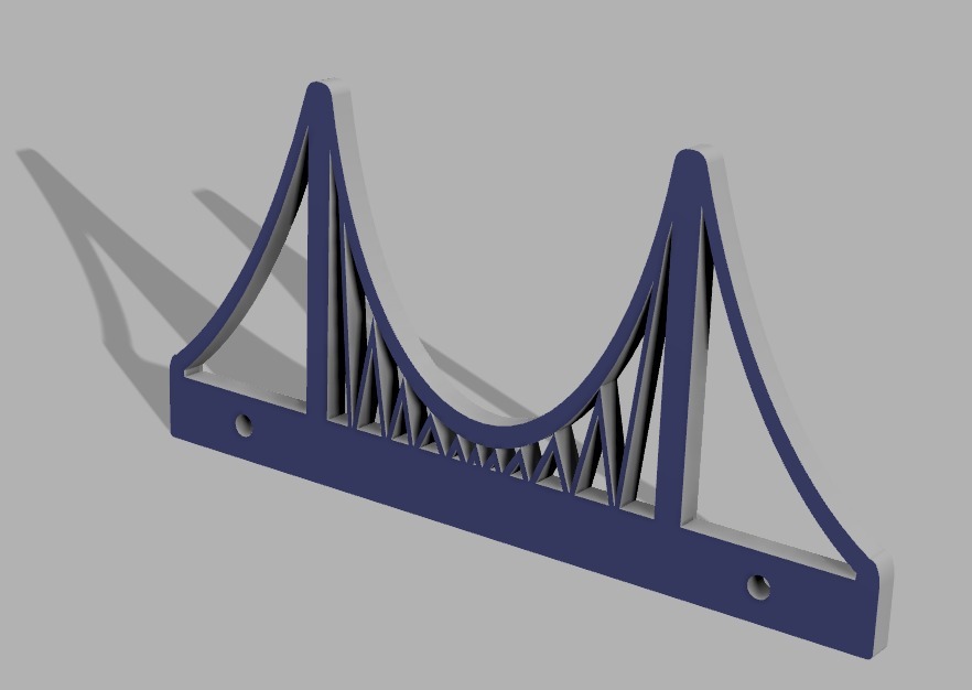 Bosphorus (Bogazici) Bridge for Brio, Thomas and Ikea wooden railway series