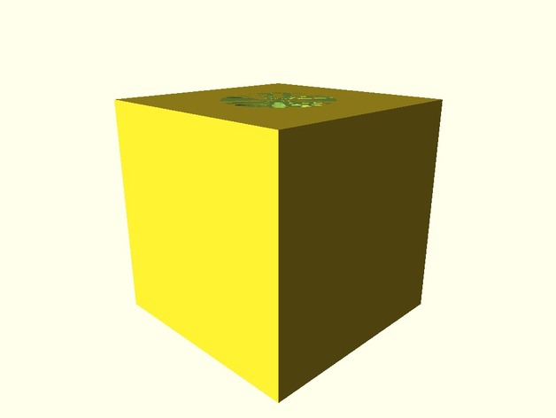 Un cub menys un cilindre