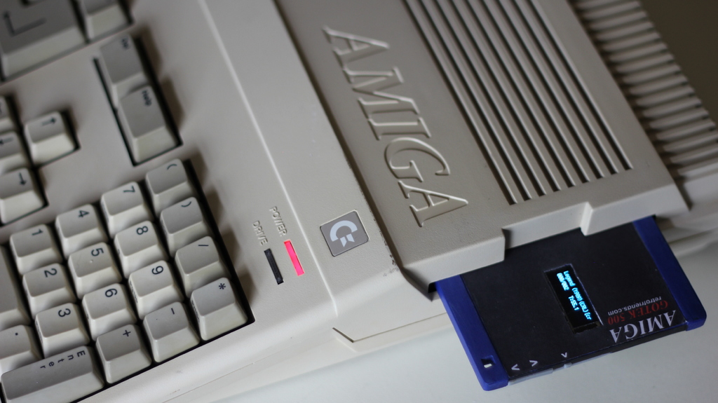 Amiga 500 Gotek Floppy Mount