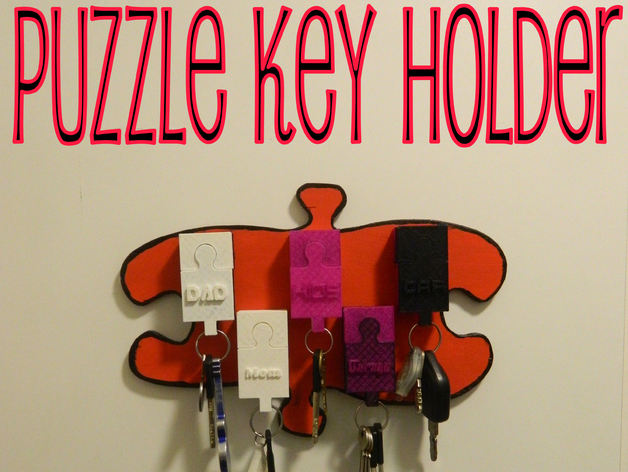 Puzzle Key Holder